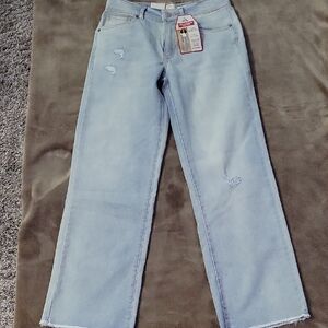 Levi's Girls' Light Blue Wide Leg Jeans Size 14 Regular